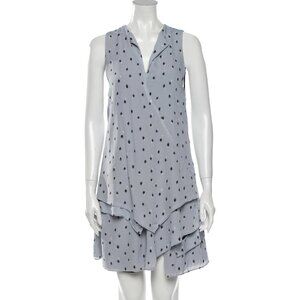 Proenza Schouler Silk Shift Dress Polka Dot Sleeveless Small